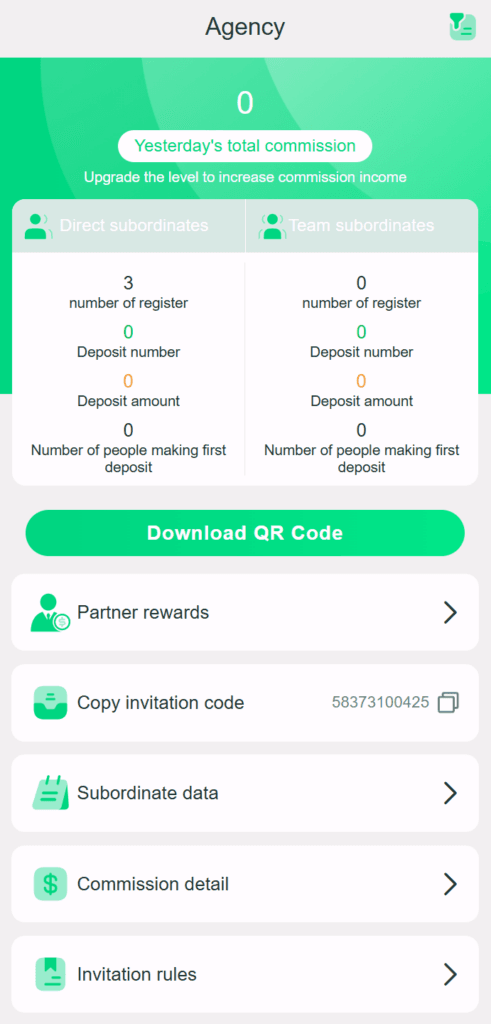 YaarWin Referral Screen